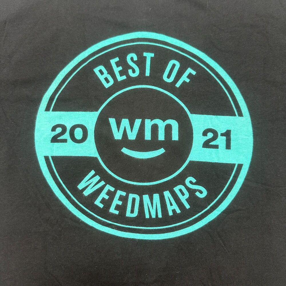Rare 2021 Best of Weedmaps Champion Trophy logo Mens size M Medium